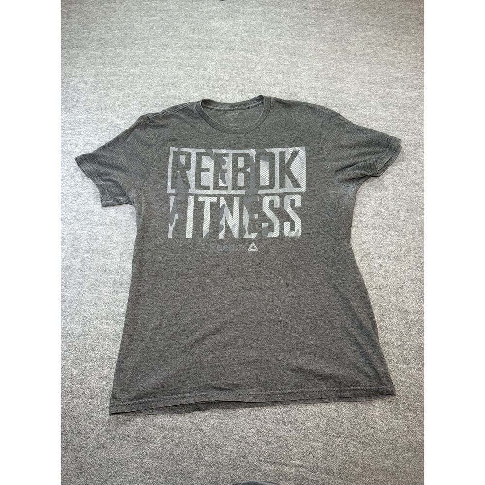 Reebok Unisex Graphic T-Shirt-Small/Gray/Reebok Fitness